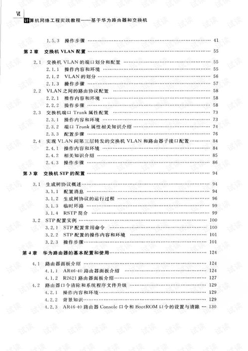 计算机网络工程实践指南 基于华为路由与交换平台